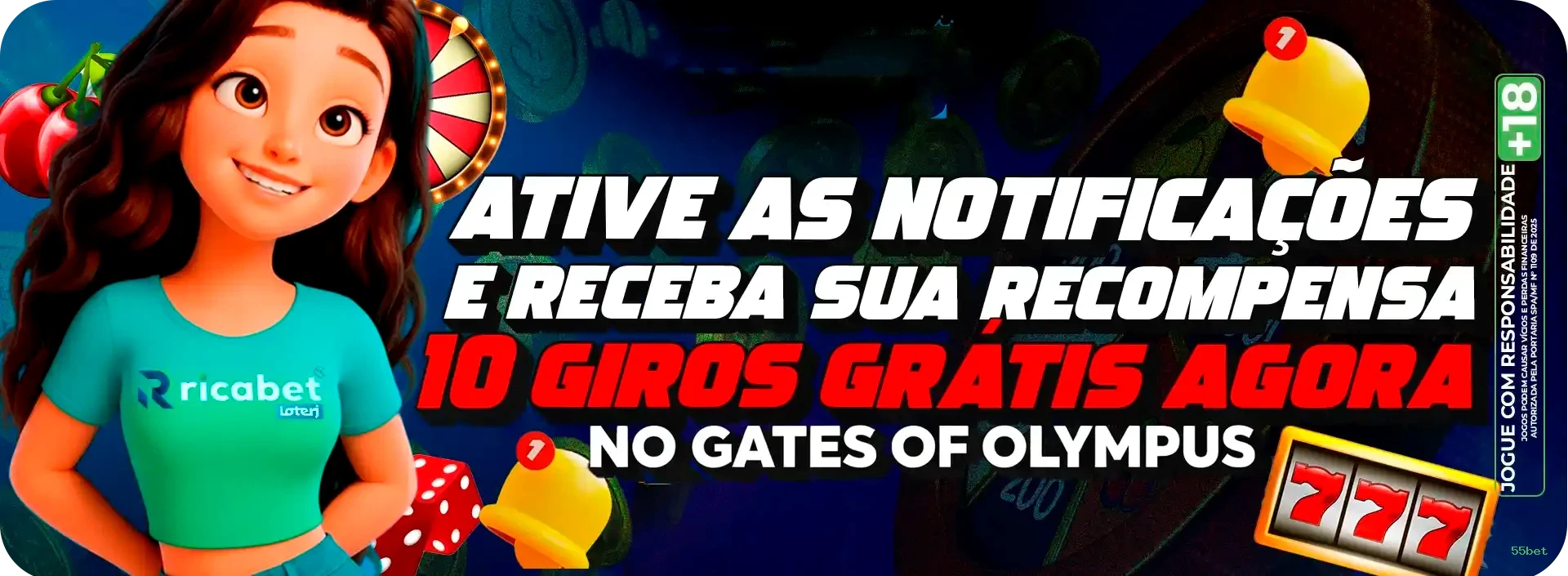 Bônus e prêmios 55bet